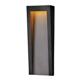 Taper LED Large Wall Lantern Textured Black - Comet Lighting