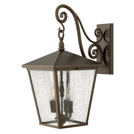 Trellis Outdoor Large Wall Lantern Bronze - Comet Lighting