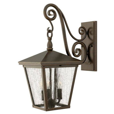 Trellis Outdoor Medium Wall Lantern Bronze - Comet Lighting