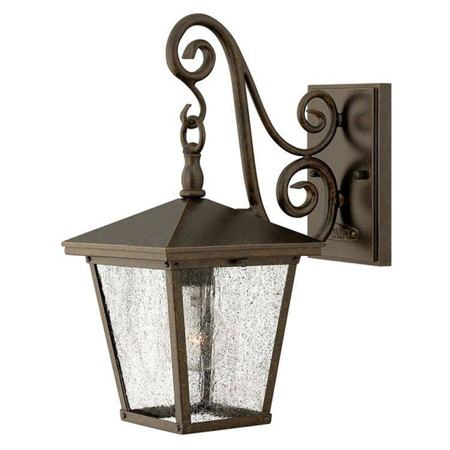 Trellis Outdoor Small Wall Lantern Bronze - Comet Lighting