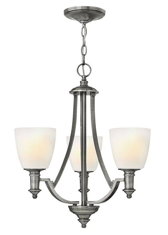 Truman 3-Light Chandelier - Comet Lighting