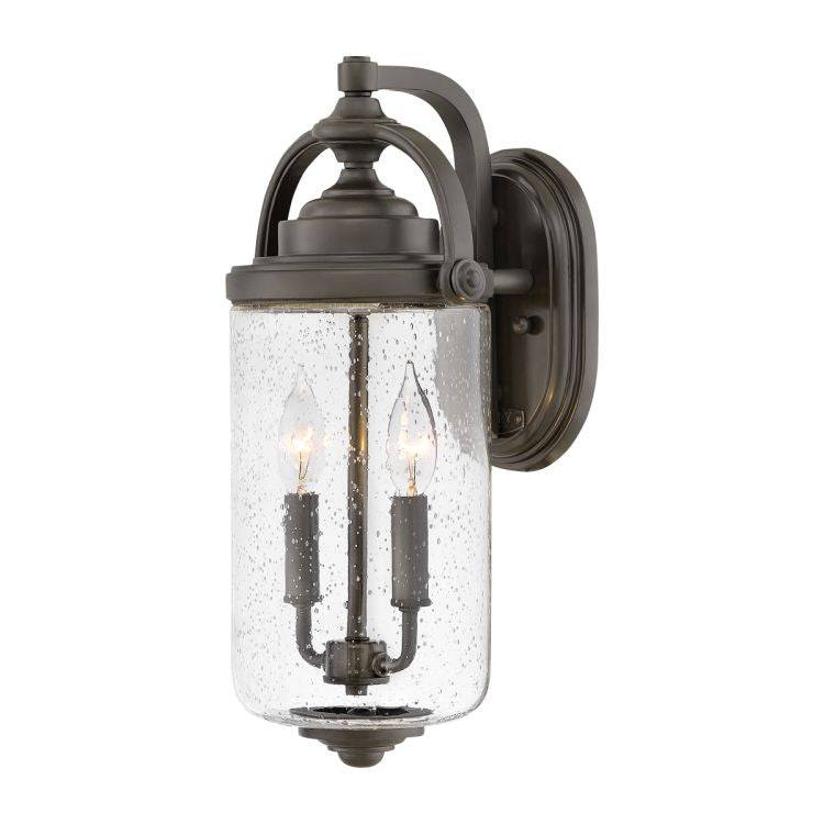 Willoughby 2 Light Wall Lantern Oil Rubbed Bronze - Comet Lighting