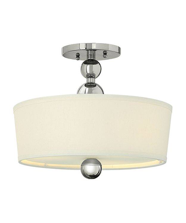 Zelda 3-Light Semi-Flush Polished Nickel - Comet Lighting