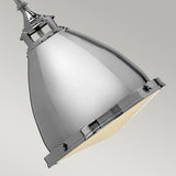 Amelia 1 Light Medium Pendant - Polished Nickel