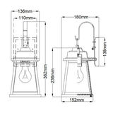 Bainbridge 1 Light Wall Lantern - Small