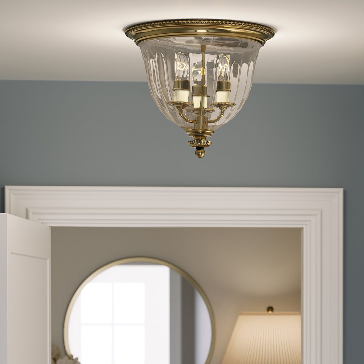 Cambridge 3 Light Flush Mount