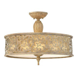 Carabel 3 Light Large Semi-Flush