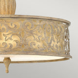 Carabel 3 Light Large Semi-Flush