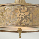 Carabel 2 Light Small Semi-Flush