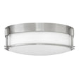 Colbin Medium Flush Mount - Brushed Nickel - Comet Lighting