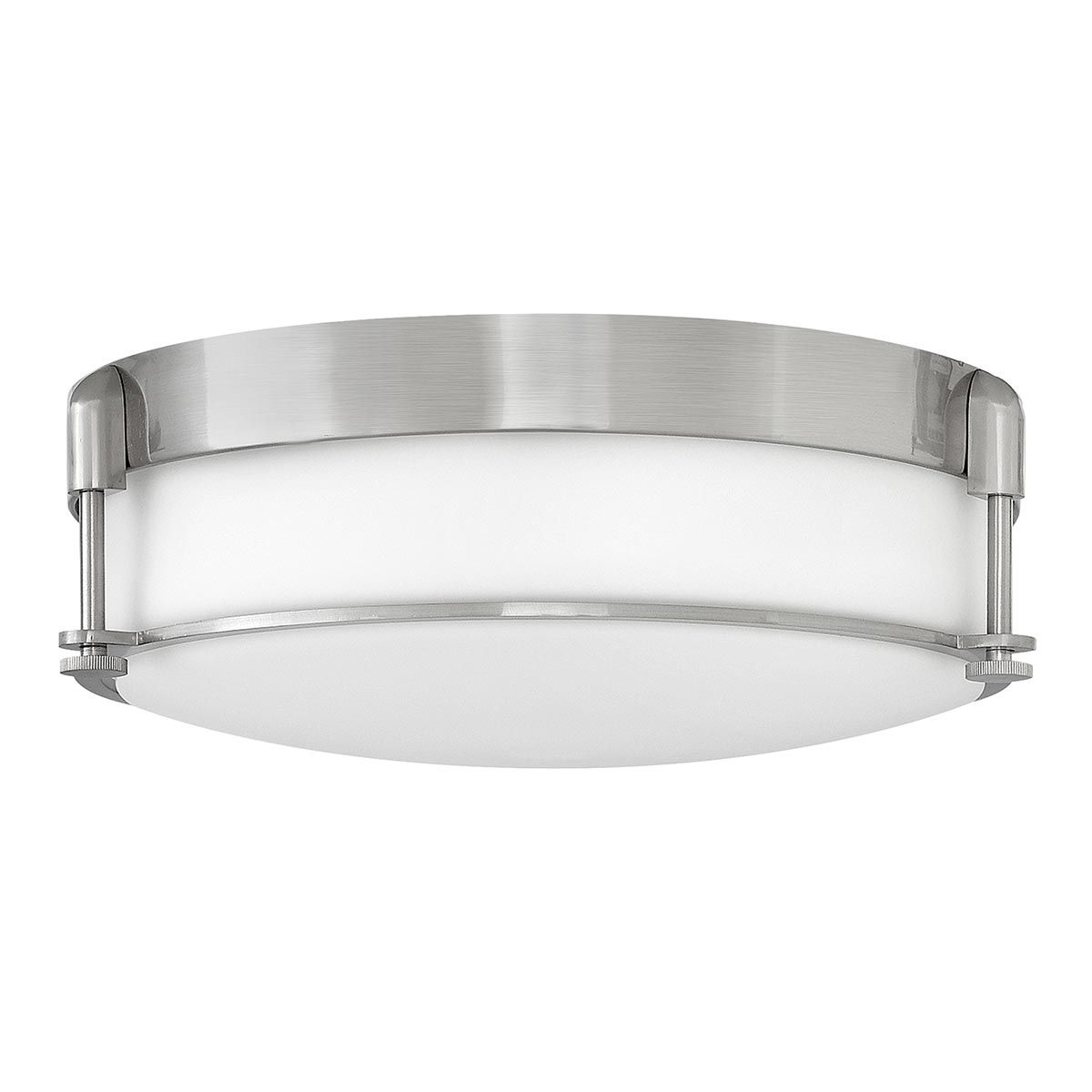 Colbin Medium Flush Mount - Brushed Nickel - Comet Lighting
