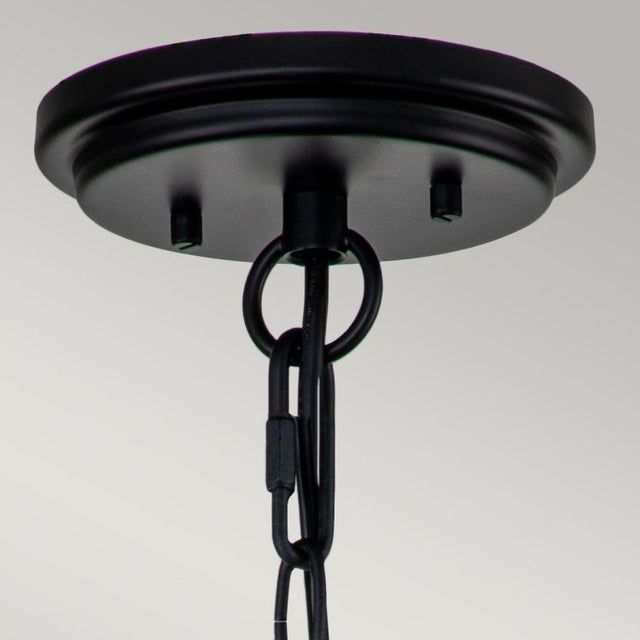 Huntersfield 1 Light Small Chain Lantern Black