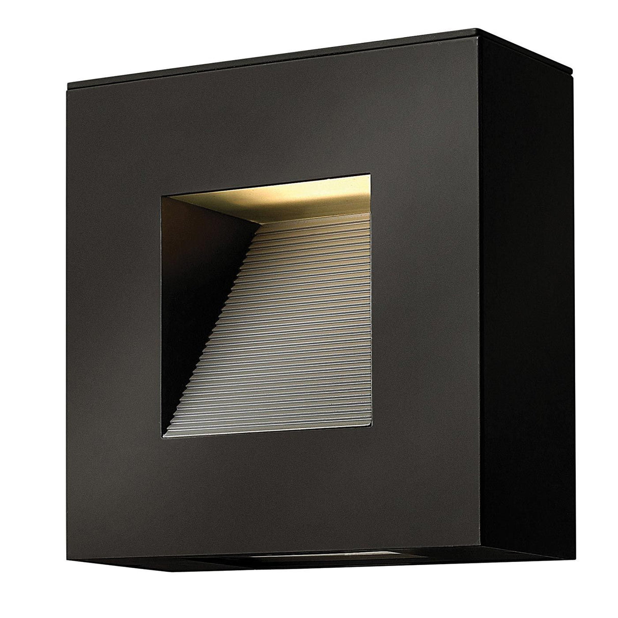 Luna Small LED Wall Light - Satin Black - Comet Lighting