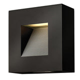 Luna Small LED Wall Light - Satin Black - Comet Lighting