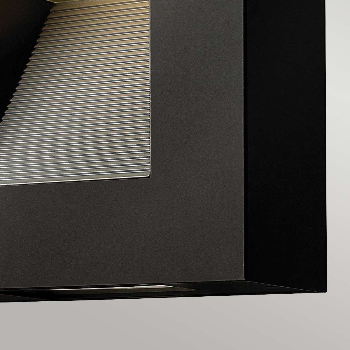 Luna Small LED Wall Light - Satin Black - Comet Lighting