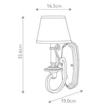 Plymouth 1 Light Wall Light - Comet Lighting