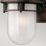 Reef Mini 1 Light Lantern - Victorian Bronze - Comet Lighting