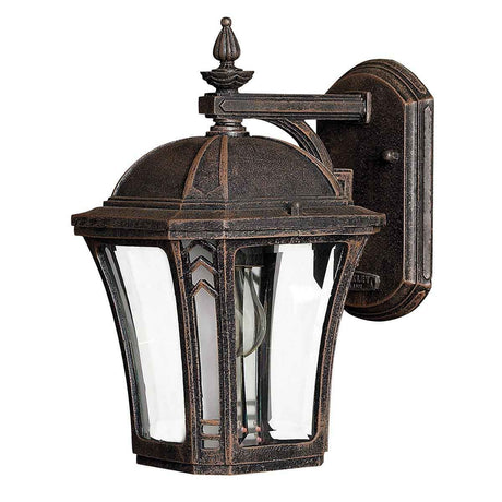 Wabash 1 Light Small Wall Lantern - Comet Lighting