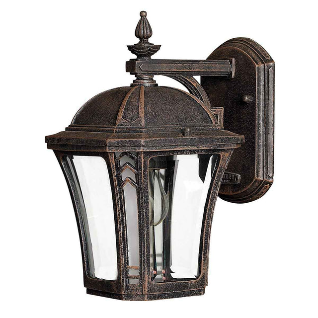 Wabash 1 Light Small Wall Lantern - Comet Lighting
