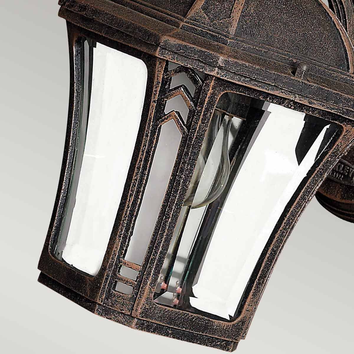 Wabash 1 Light Small Wall Lantern - Comet Lighting