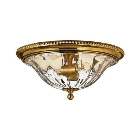 Cambridge 2-Light Flush Ceiling Light Brass