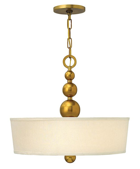 Zelda 3-Light Pendant Ceiling Light Vintage Brass
