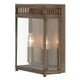 Holborn 2 Light Half Lantern Medium - Dark Bronze