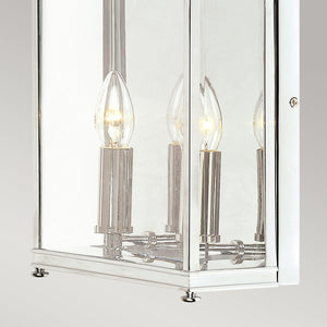Holborn 2 Light Half Lantern Medium - Polished Chrome - Comet Lighting