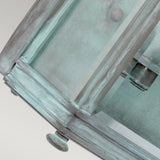 Holborn 2 Light Medium Half Lantern Verdigris