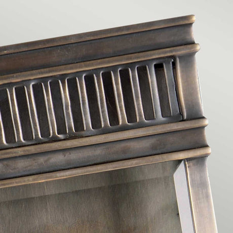 Holborn 1 Light Half Lantern Small - Dark Bronze - Comet Lighting