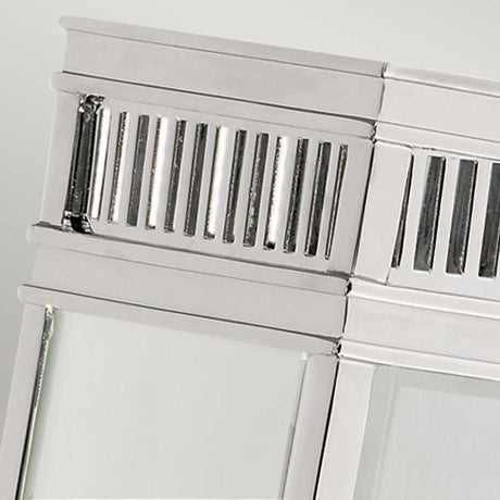 Holborn Outdoor Half Lantern Small Polished Chrome - Comet Lighting