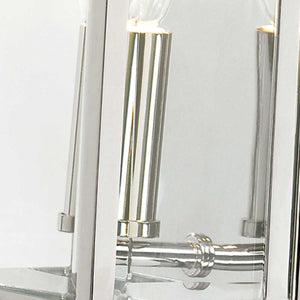 Holborn 1 Light Half Lantern Small - Polished Chrome - Comet Lighting