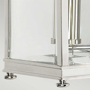 Holborn 1 Light Half Lantern Small - Polished Chrome - Comet Lighting