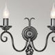 Harlech 2 Light Wall Light - Black