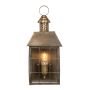 Hyde Park 1 Light Wall Lantern - Brass