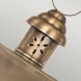 Hyde Park 1 Light Wall Lantern - Brass