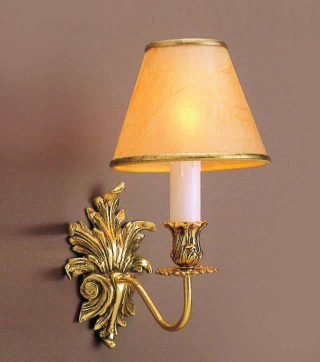 BROOKLANDS Dauphine Wall Light Polished Brass - Comet Lighting