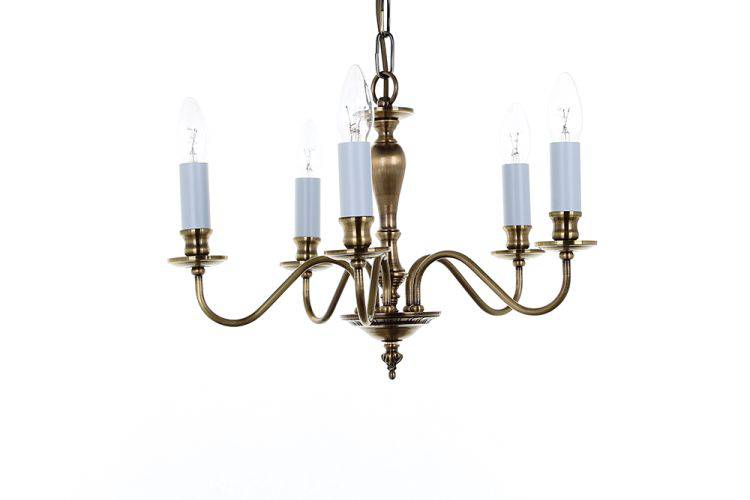 BROOKLANDS Georgian 5lt Ceiling Light Light Bronze - Comet Lighting