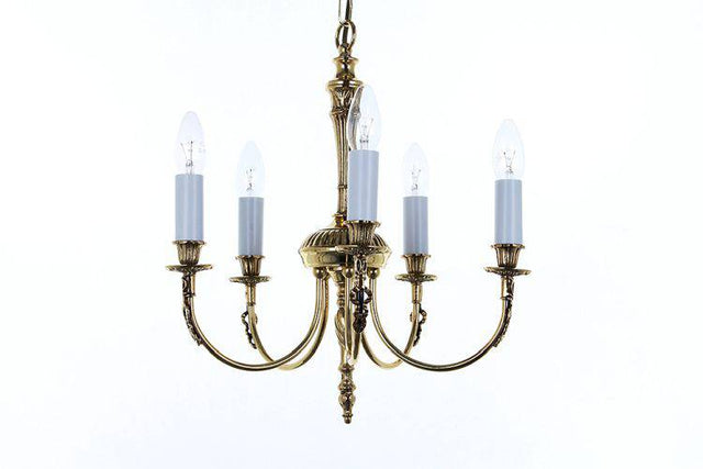 BROOKLANDS Richmond 5lt Ceiling Light A Polished Brass - Comet Lighting