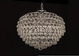 CRYSTAL Adaliz 6lt Ceiling Light Chrome - Comet Lighting