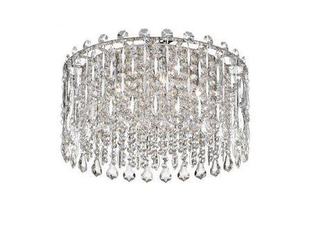 CRYSTAL Alita 5lt A Ceiling Light Chrome - Comet Lighting