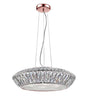 CRYSTAL Armel 5lt Pendant Ceiling Light Rosy Gold - Comet Lighting