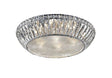 CRYSTAL Armel 7lt Ceiling Light Chrome - Comet Lighting