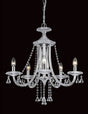 CRYSTAL Calgary 5lt Ceiling Light Chrome - Comet Lighting