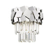 CRYSTAL Celine 4lt Semi-flush Ceiling Light Chrome - Comet Lighting