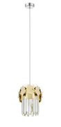 CRYSTAL Celine Ceiling Light Gold - Comet Lighting