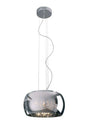 CRYSTAL Deni 5lt Pendant Light Chrome - Comet Lighting