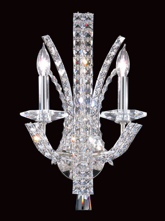 CRYSTAL Eclipse Wall Light Chrome - Comet Lighting