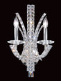 CRYSTAL Eclipse Wall Light Chrome - Comet Lighting