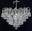 CRYSTAL Emmie 5lt Ceiling Light Antique Brass - Comet Lighting